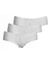 J&C dames string / hipster 3-pack kant 1610/1604 - Kanten ondergoed - Kanten ondergoed - Microfiber