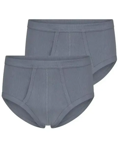 Beeren 2-pak heren slips met gulp antraciet - Grijze katoenen heren onderbroeken met sluiting Beeren 2-pak heren slips met gulp antraciet - Grijze katoenen heren onderbroeken met sluiting