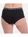 Bamboo Basics 2-pak Hipsters dames - Iris - Bamboe dames short zwart - Hipster ondergoed dames - Elastische band