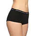 Bamboo Basics 2-pak Hipsters dames - Iris - Bamboe dames short zwart - Hipster ondergoed dames - Elastische band - Zwart