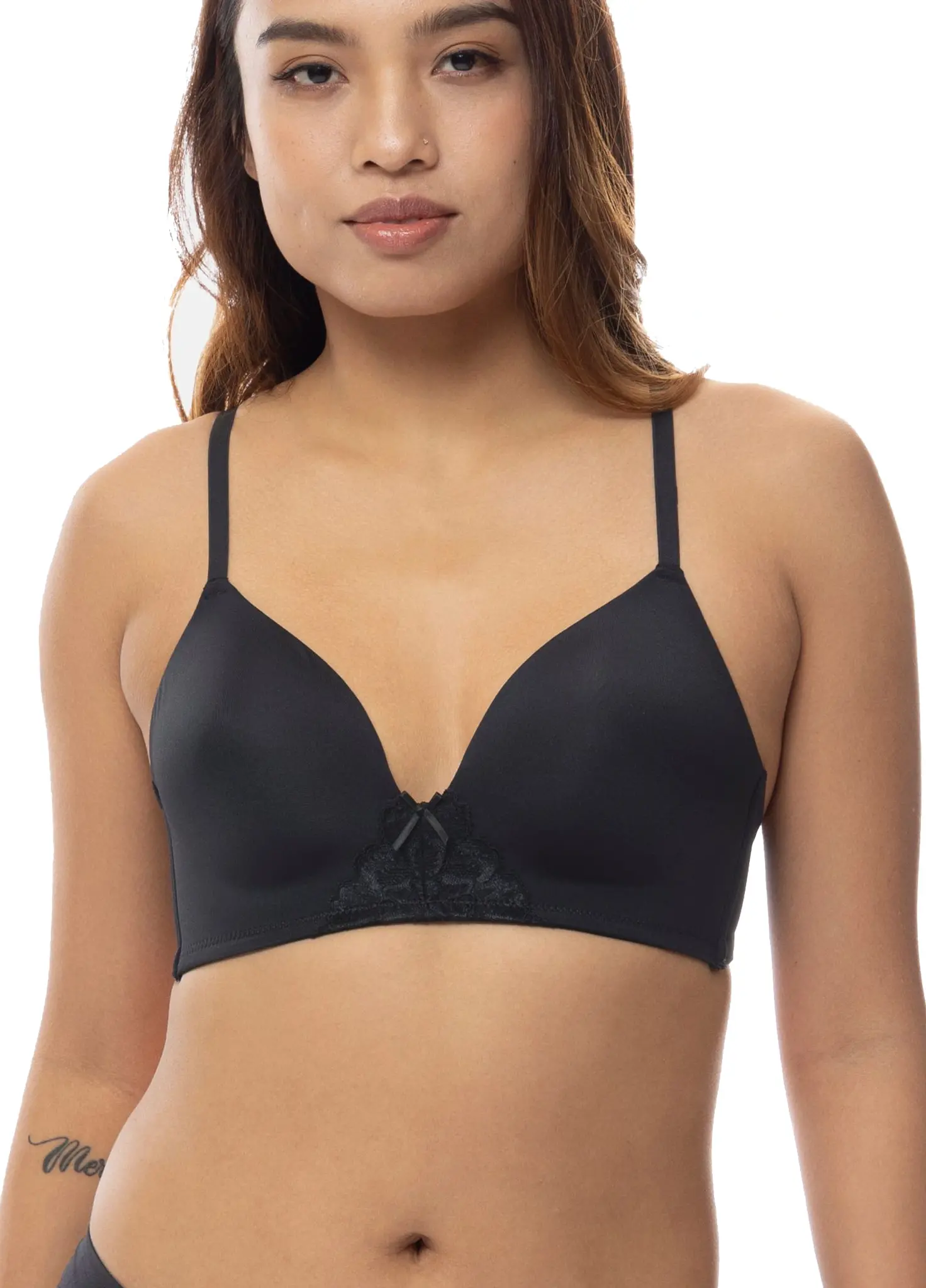 Dorina voorgevormde BH zonder beugel - Soft Bh - Comfortabele T-shirt bh met dunne bandjes