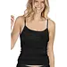 Nina von C dames spaghetti hemd biologisch katoen - Onderhemd - vrouwen singlet 100% katoen - Zwart