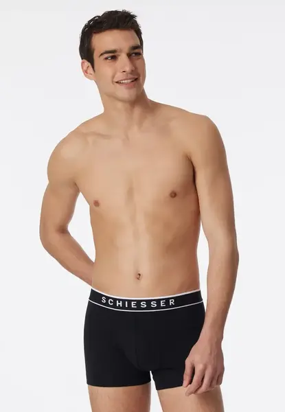 Schiesser 3-pack heren boxershorts 95/5 - Katoen - Mannen ondergoed Biologisch katoen - Elastische band - Duurzaam Schiesser 3-pack heren boxershorts 95/5 - Katoen - Mannen ondergoed Biologisch katoen - Elastische band - Duurzaam