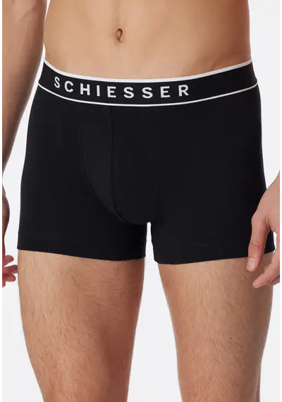 Schiesser 3-pack heren boxershorts 95/5 - Katoen Schiesser 3-pack heren boxershorts 95/5 - Katoen