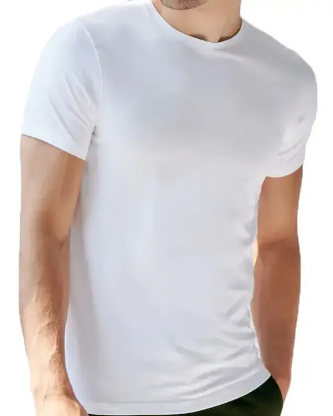 HL-tricot heren T-shirt korte mouw - 100% Katoenen heren ondershirt - Mannen ondergoed