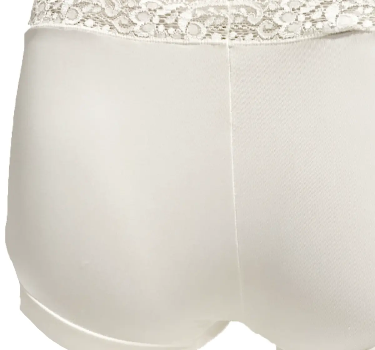 Avet kanten boxershort dames 38832 - Dames onderbroek - kanten ondergoed -badstof kruisje - wit en zwart Avet kanten boxershort dames 38832 - Dames onderbroek - kanten ondergoed -badstof kruisje - wit en zwart