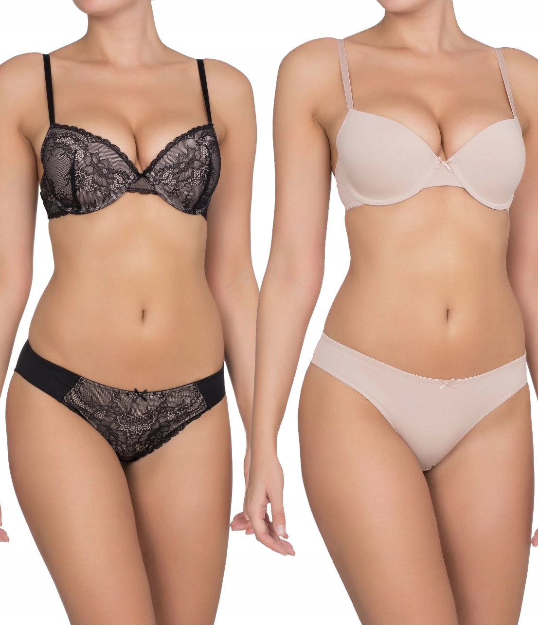 Dorina BH's 2-Pack Chloe - T-shirt BH - Licht gevuld - Multipack kanen Bh's - Goedkope maar goede bh
