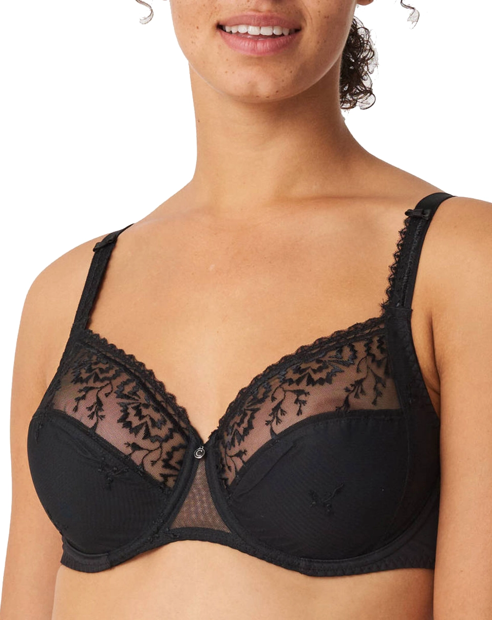 De Chantelle Beugel Bhs Push-up BH WALTZ Dames Zwart gemakkelijk