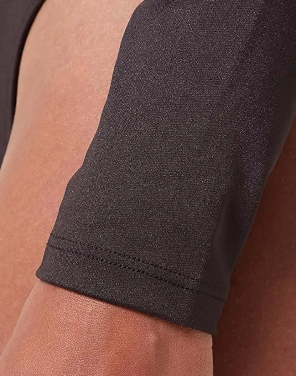 Pieces body lange mouw - PCNEJA - Bodysuit naadloos - Ronde hals - Zwart - Huidskleur - Witte body