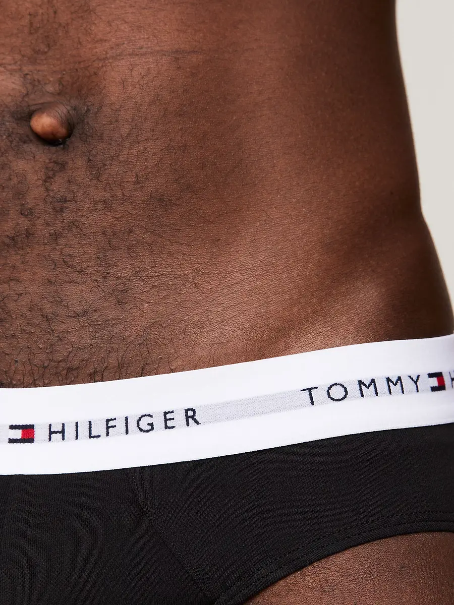 Tommy Hilfiger 5-Pack Heren slips - Black Classic - Klassieke heup onderbroeken mannen - Katoen Tommy Hilfiger 5-Pack Heren slips - Black Classic - Klassieke heup onderbroeken mannen - Katoen