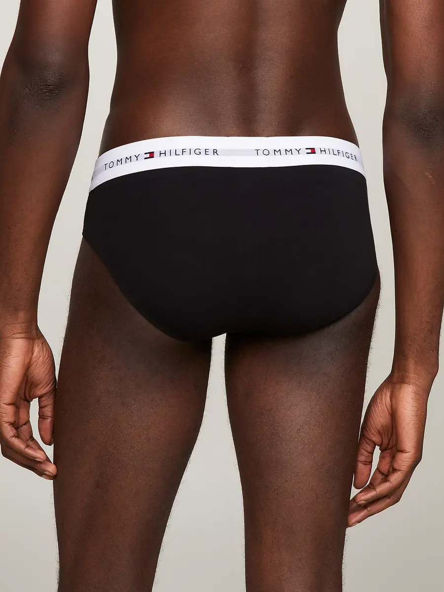 Tommy Hilfiger 5-Pack Heren slips - Black Classic - Klassieke heup onderbroeken mannen - Katoen Tommy Hilfiger 5-Pack Heren slips - Black Classic - Klassieke heup onderbroeken mannen - Katoen