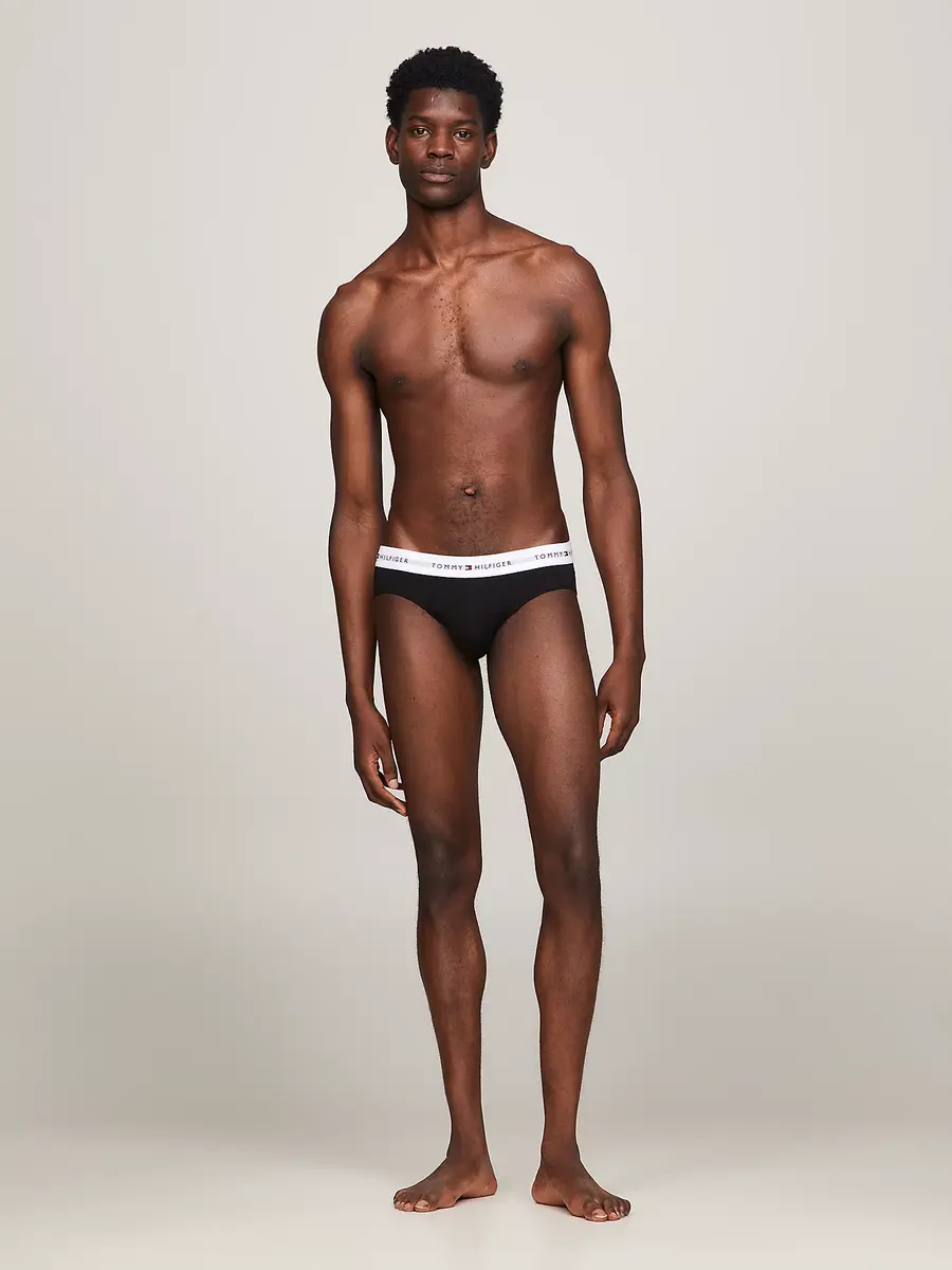 Tommy Hilfiger 5-Pack Heren slips - Black Classic - Klassieke heup onderbroeken mannen - Katoen Tommy Hilfiger 5-Pack Heren slips - Black Classic - Klassieke heup onderbroeken mannen - Katoen