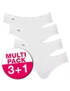 Sloggi 4-pack Basic Mini dames slips (3+1 Gratis) - Bikini dames slip - Onderbroek katoen - Sloggi aanbieding