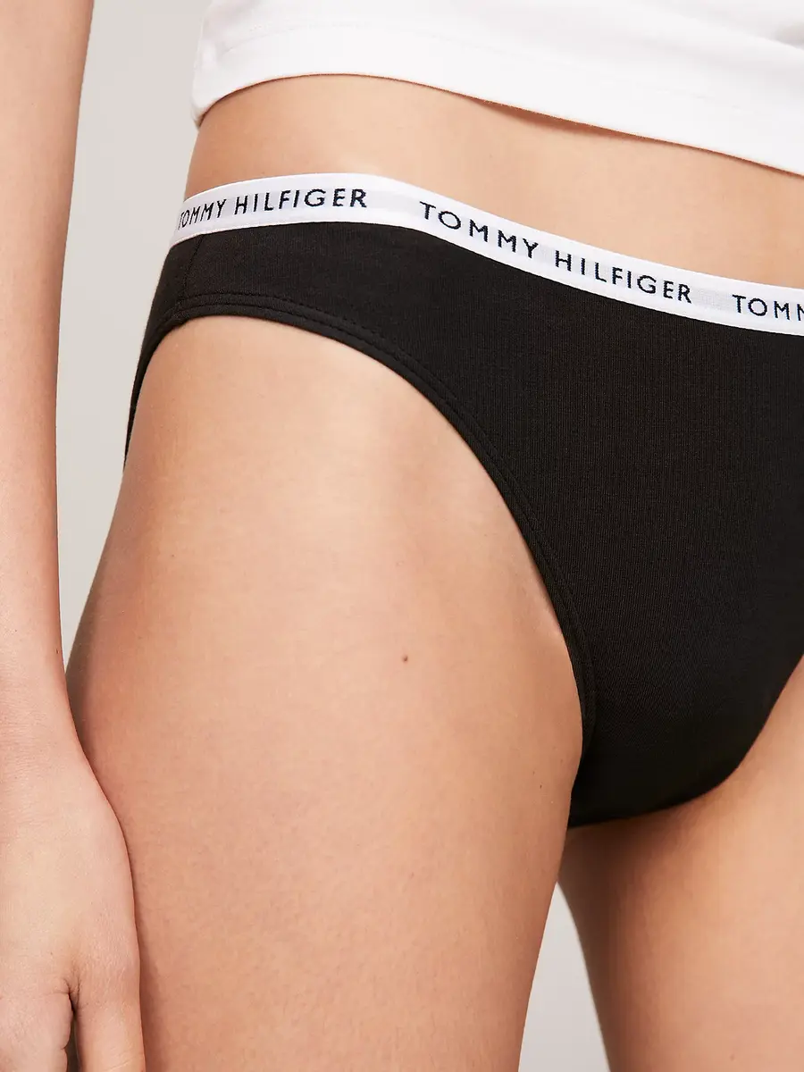 Tommy Hilfiger 3-Pack Dames Bikini Slips - Low rise - Lage vrouwe mini slips en onderbroeken Tommy Hilfiger 3-Pack Dames Bikini Slips - Low rise - Lage vrouwe mini slips en onderbroeken