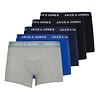 Jack & Jones  5-Pack heren boxershorts - Plain