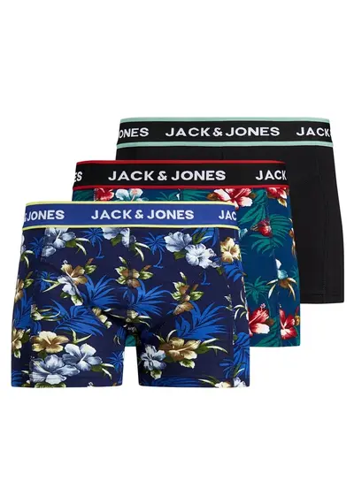 Jack & Jones 3-Pack heren boxershort  - Flower Jack & Jones 3-Pack heren boxershort  - Flower