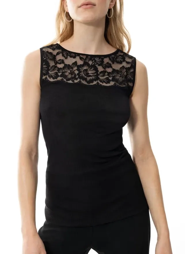 Mey Wollen hemd dames - Kant - Wool Love