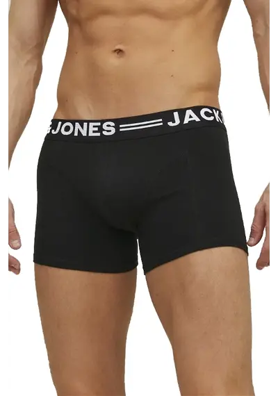 Jack & Jones 3-Pack heren boxershorts - Black waistband Jack & Jones 3-Pack heren boxershorts - Black waistband