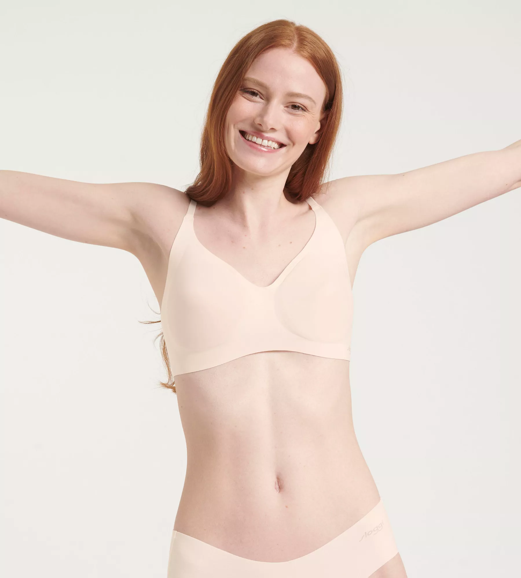 Sloggi Zero Bralette padded 2.0 - naadloze BH - Comfortabele BH Top - Schijnt niet door - onzichtbaar top met vulling