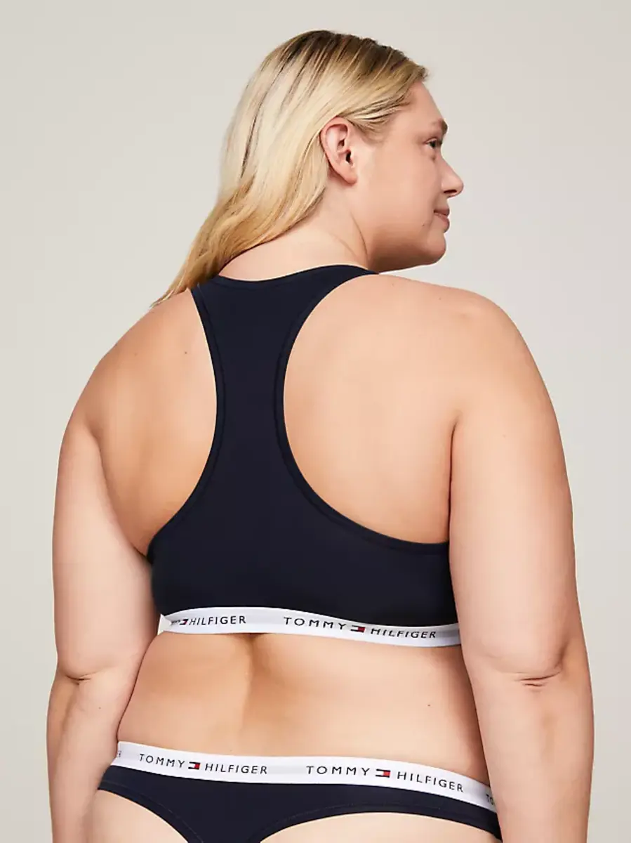 Tommy Hilfiger Bralette dames - Top - Katoenen Bh Top - Diepe hals