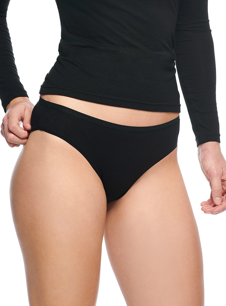 Bamboo Basics 3-pak heup slips dames - Julia - Midi bamboe vrouwen slips - Invisible - Schijnt niet door