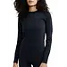 Craft Thermo shirt dames lange mouw - Ronde hals - Thermisch ondershirt ronde hals - Zwart