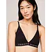 Tommy Hilfiger Dames Triangle BH - Zonder vulling - Biuologisch Katoenen bralette - Zwart