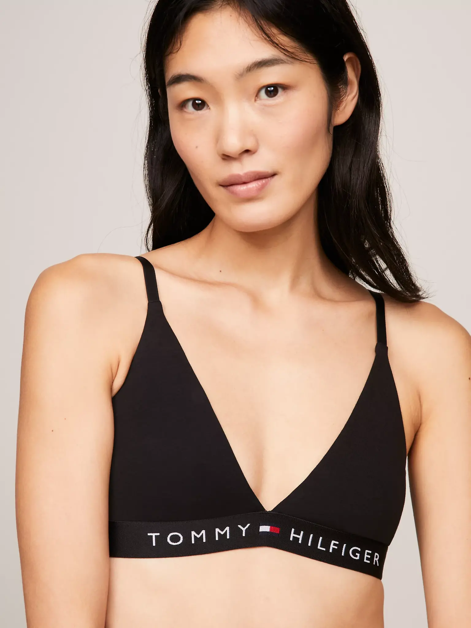 Tommy Hilfiger Dames Triangle BH - Zonder vulling - Biuologisch Katoenen bralette