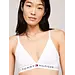 Tommy Hilfiger Dames Triangle BH - Zonder vulling - Biuologisch Katoenen bralette - Wit