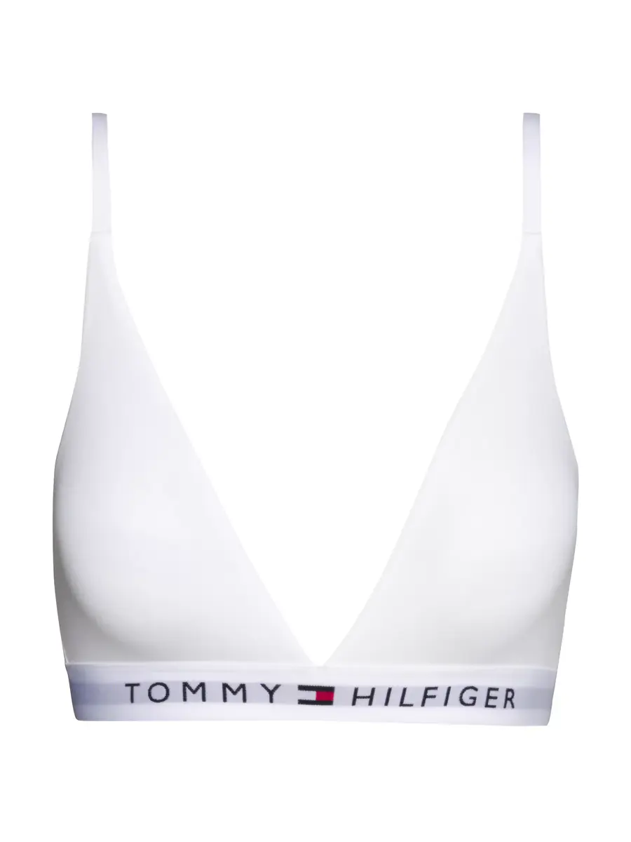 Tommy Hilfiger Dames Triangle BH - Zonder vulling - Biuologisch Katoenen bralette Tommy Hilfiger Dames Triangle BH - Zonder vulling - Biuologisch Katoenen bralette