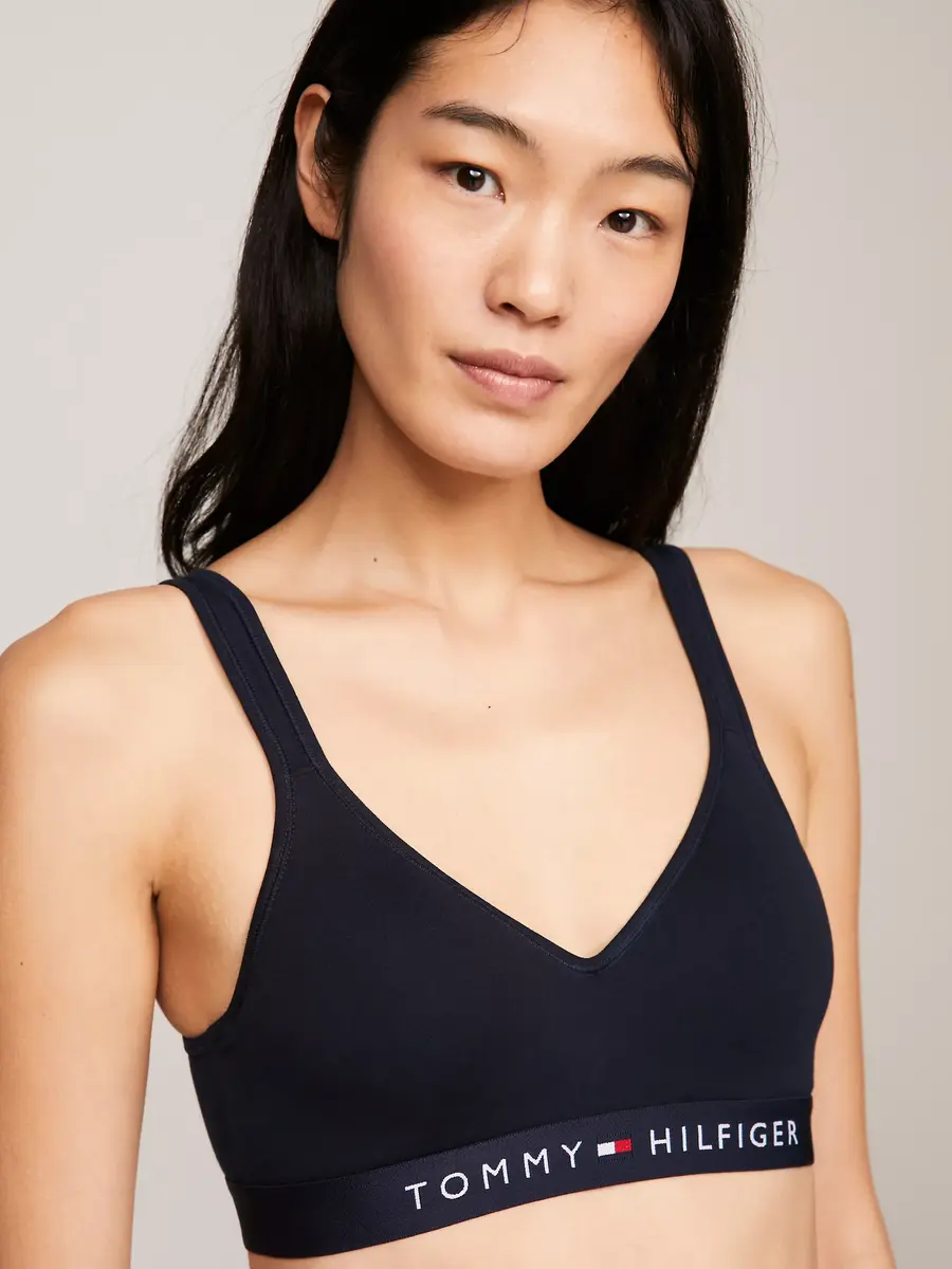 Tommy Hilfiger Bralette dames met vulling - Padded - Bh Top biologisch katoen Tommy Hilfiger Bralette dames met vulling - Padded - Bh Top biologisch katoen