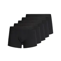 Jack and Jones ondergoed heren 5-Pack boxershorts heren - Black Jack and Jones ondergoed heren 5-Pack boxershorts heren - Black