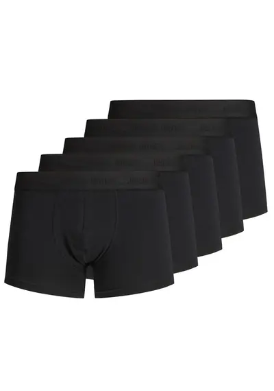 Jack and Jones ondergoed heren 5-Pack boxershorts heren - Black Jack and Jones ondergoed heren 5-Pack boxershorts heren - Black