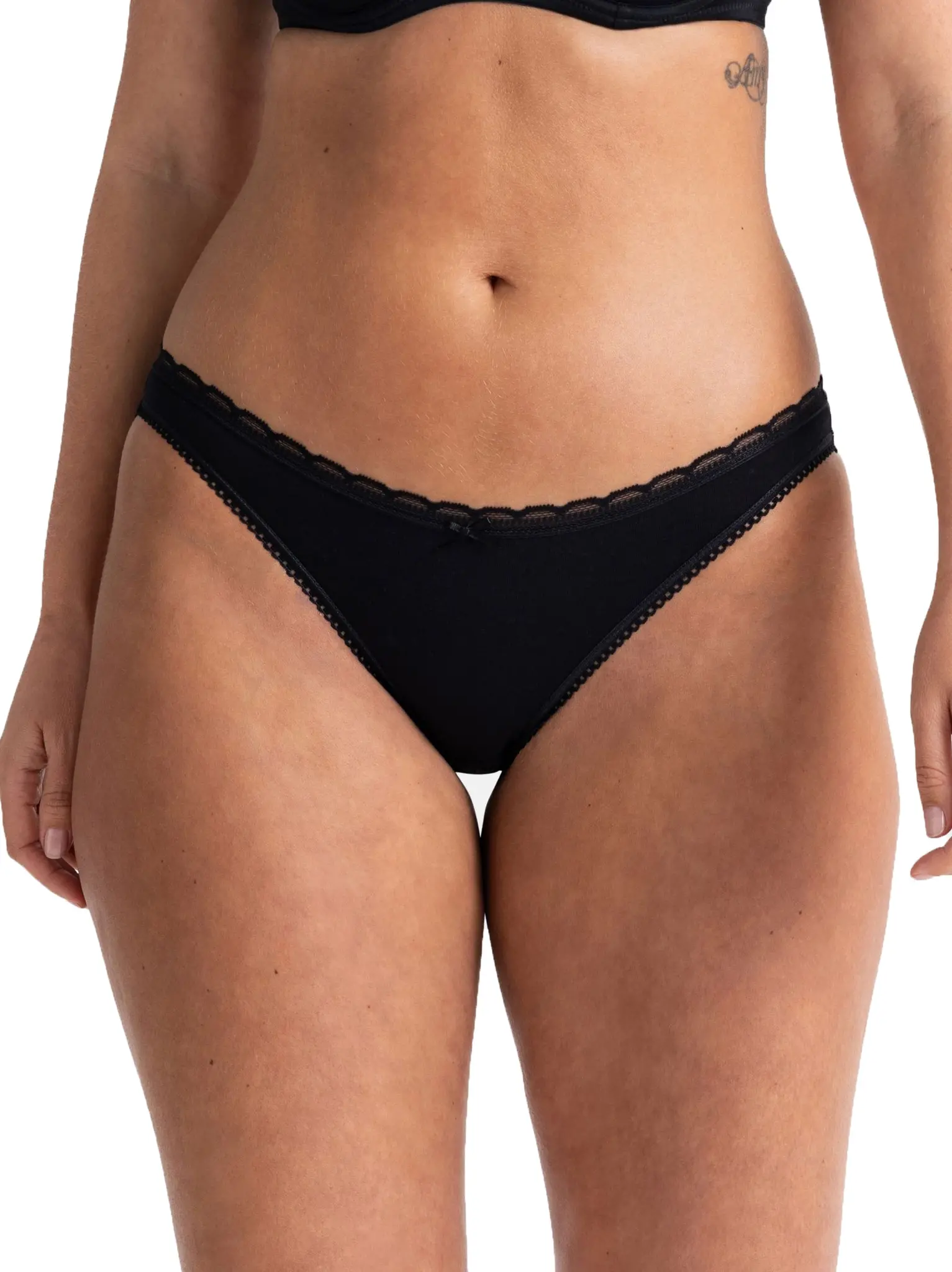 Dorina 3-pack dames onderbroeken katoen - Basic Naomi slips - Zwart