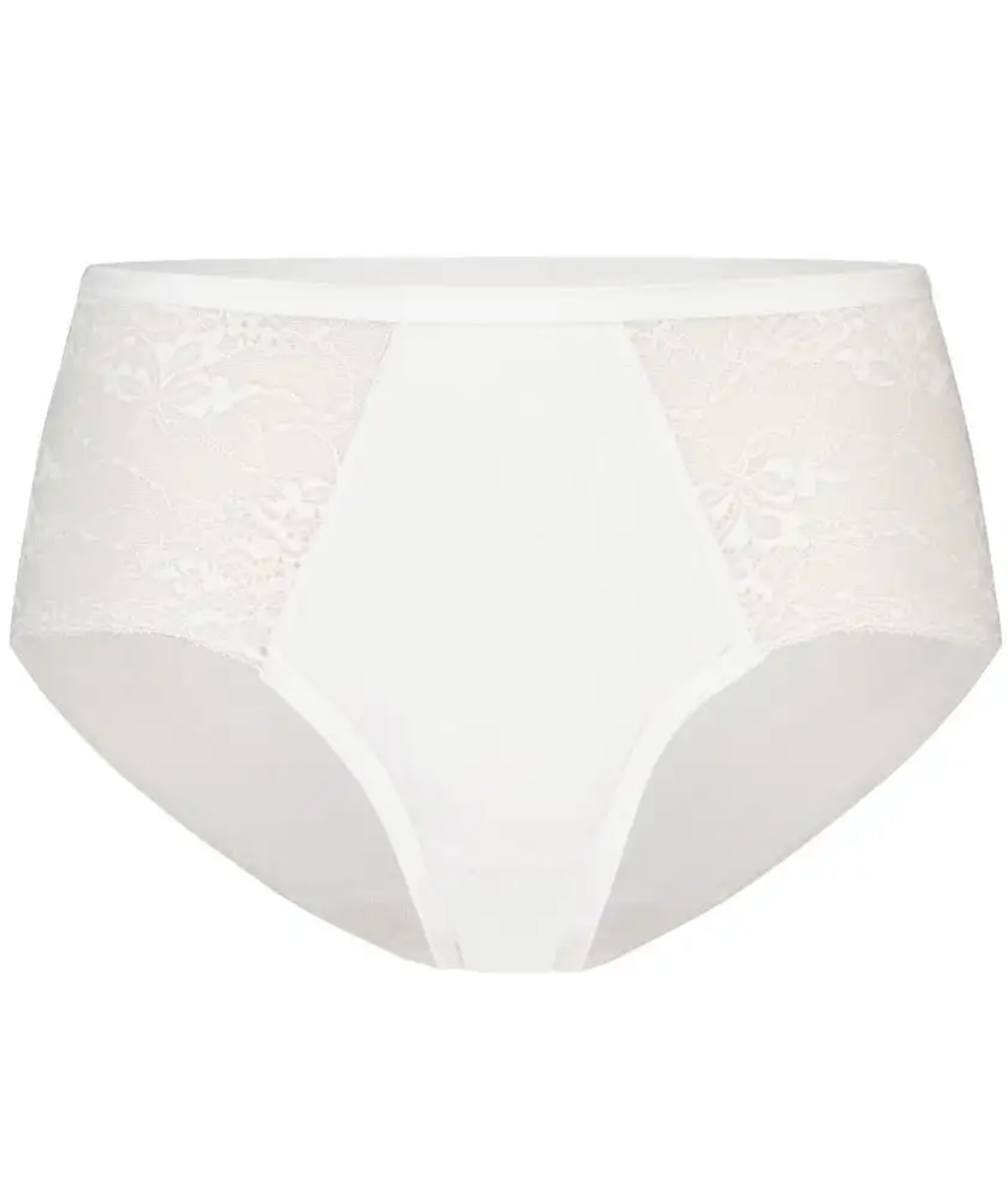Ten Cate Basics midi lace - kanten dames heupslip - Kanten vrouwen ondergoed - Biologisch katoen - Badstof kruisje Ten Cate Basics midi lace - kanten dames heupslip - Kanten vrouwen ondergoed - Biologisch katoen - Badstof kruisje