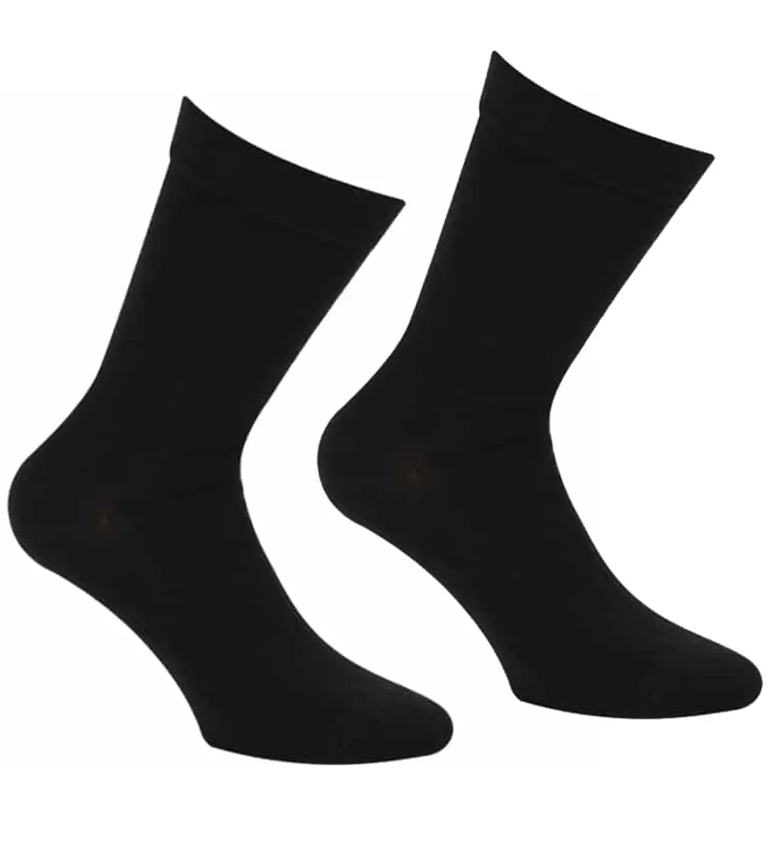 Boru Bamboo sokken - 1 paar - Hoge bamboe sokken, dames, heren - zwart, beige Boru Bamboo sokken - 1 paar - Hoge bamboe sokken, dames, heren - zwart, beige