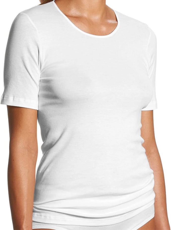 HL-tricot dames T-shirt korte mouw Timeless - 100% katoenen vrouwen ondershirt - Naadloos