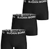 Bjorn Borg 3-Pack jongens boxershorts  Black