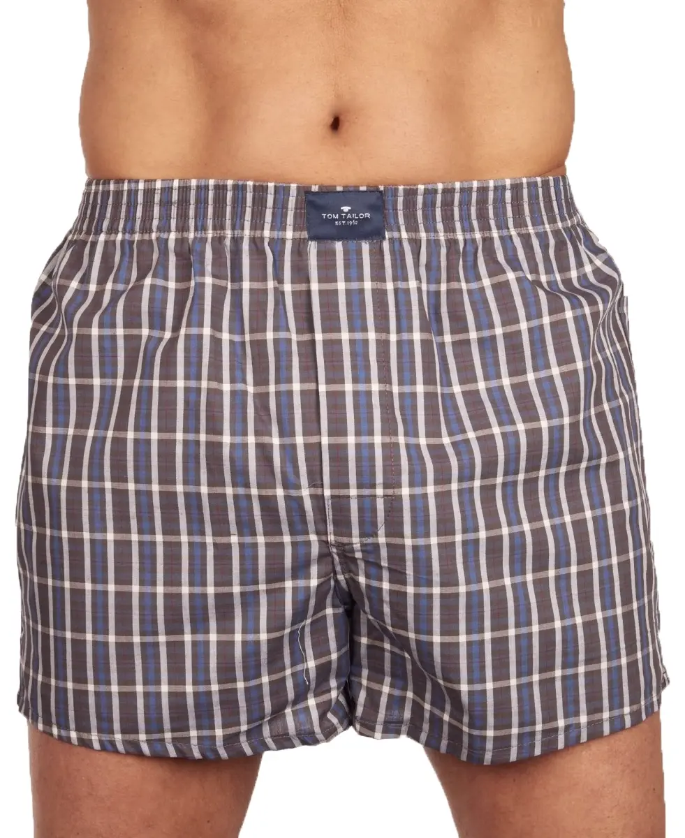 Tom Tailor 2-pak wijde heren boxershorts - Westside - 100% katoenen losse mannen boxershorts