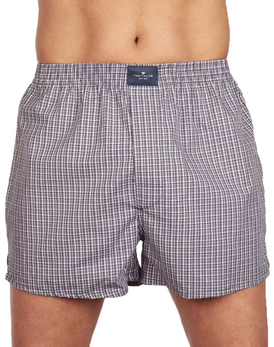 Tom Tailor 2-pak wijde heren boxershorts - Westside - 100% katoenen losse mannen boxershorts