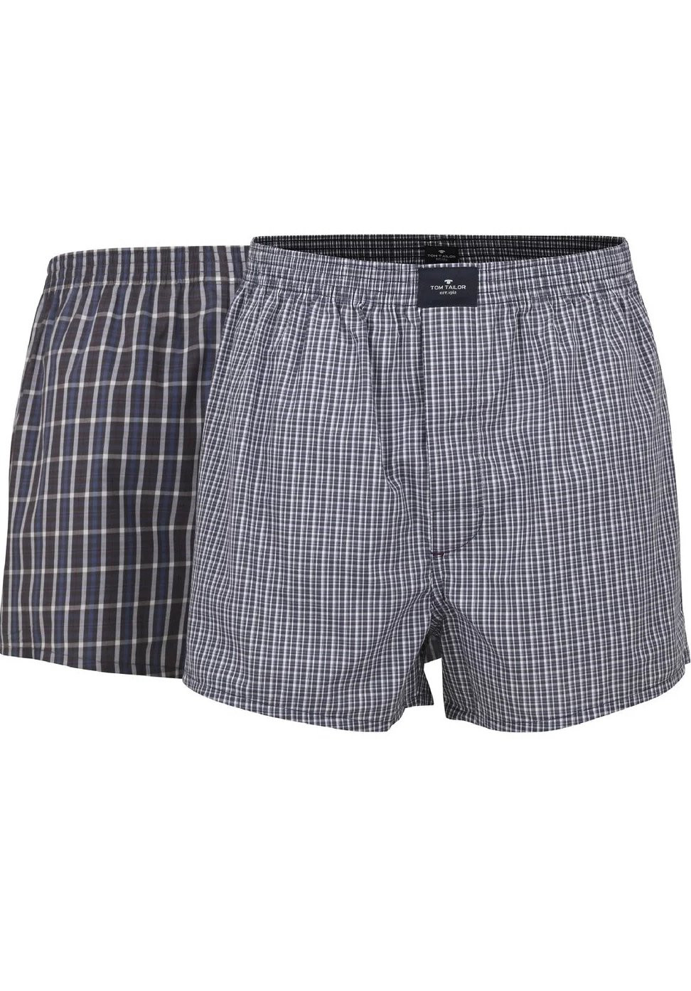 Tom Tailor 2-pak wijde heren boxershorts - Westside
