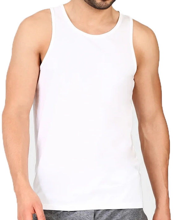 Jack & Jones 2-pack heren hemden - Pack - Tanktop - Katoenen heren onderhemden ronde hals