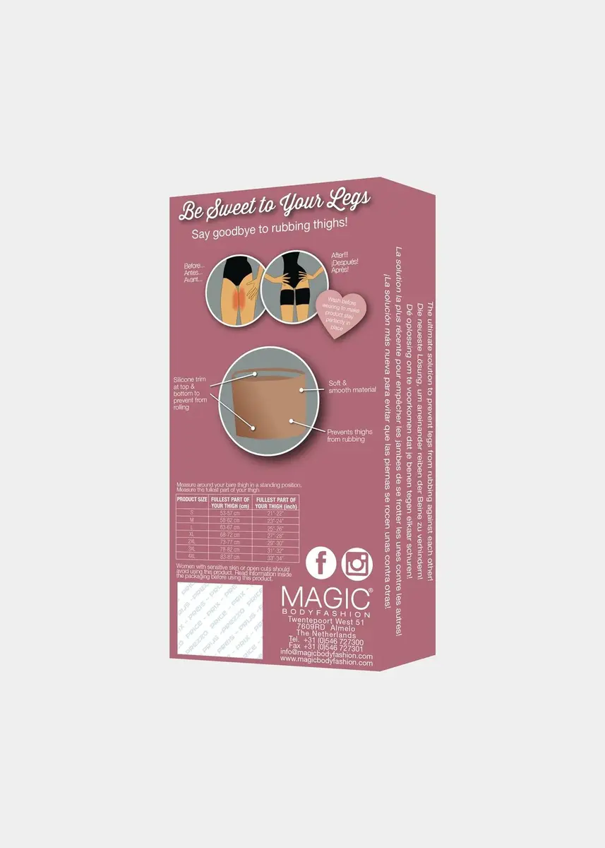 Magic Bodyfashion bandalettes - Anti schuur Bovenbeen banden - Tegen schurende benen Magic Bodyfashion bandalettes - Anti schuur Bovenbeen banden - Tegen schurende benen