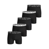 Bjorn Borg Onderbroeken - 5-pack heren boxershorts - Zwart solid Bjorn Borg Onderbroeken - 5-pack heren boxershorts - Zwart solid