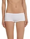 Schiesser 3-Pack dames Basic boxershort 95/5 - Elastisch katoen - Witte dames hipster