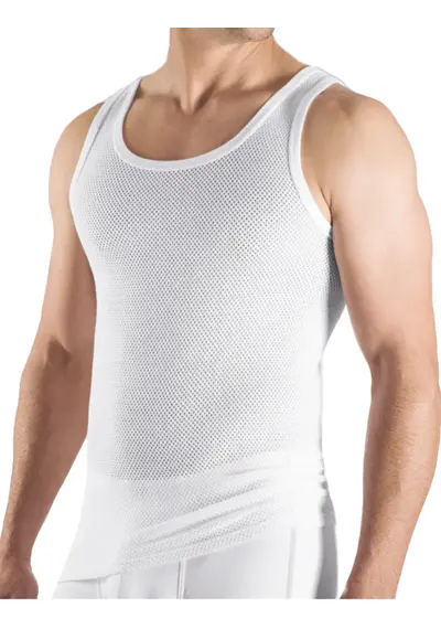 Gotzburg heren onderhemd - net hemd - gaatjes hemd Gotzburg heren onderhemd - net hemd - gaatjes hemd