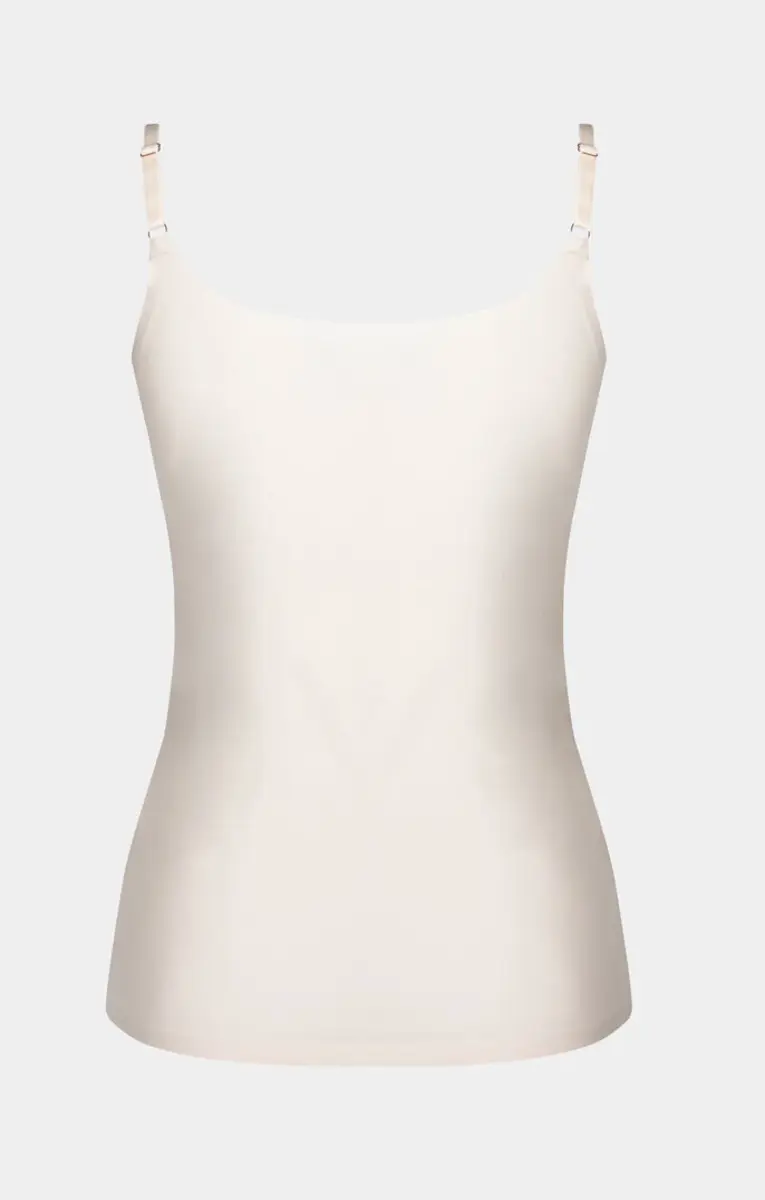 Magic licht corrigerend naadloos hemd smalle bandjes - Shapewear singlet huidskleur Magic licht corrigerend naadloos hemd smalle bandjes - Shapewear singlet huidskleur