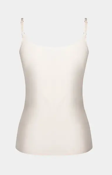 Magic licht corrigerend naadloos hemd smalle bandjes - Shapewear singlet huidskleur Magic licht corrigerend naadloos hemd smalle bandjes - Shapewear singlet huidskleur