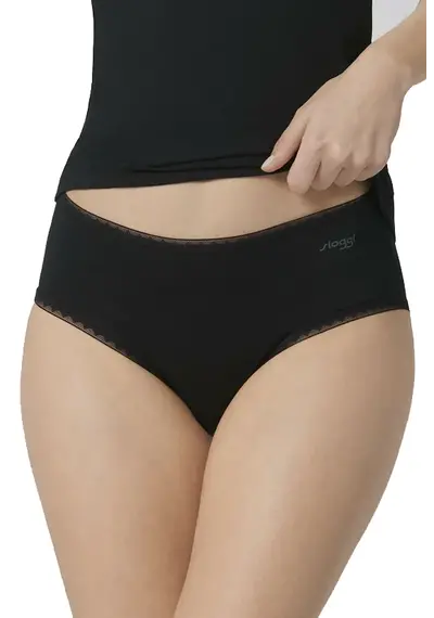 Sloggi onderbroeken dames 2-pack  Basic Midi GO organische slip Sloggi onderbroeken dames 2-pack  Basic Midi GO organische slip