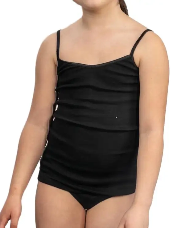 HL-tricot meisjes hemd spaghetti bandjes